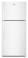 Réfrigérateur Whirlpool de 19 pi³ et de 29,5 po à congélateur supérieur avec refroidissement à couverture totale - blanc - WRTX7419SW