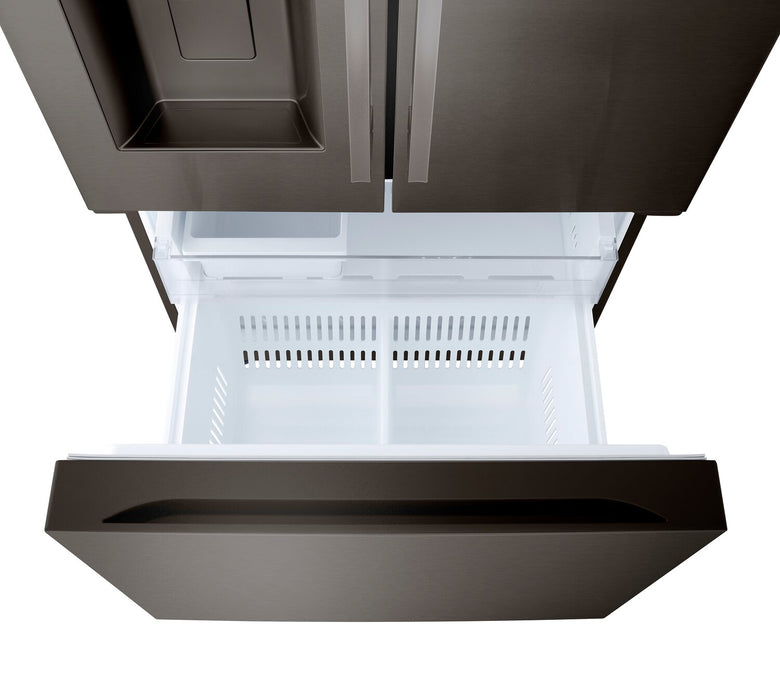 Réfrigérateur LG de 25 pi3 et de 33 po à 3 portes françaises - acier inoxydable PrintProofMC - LF25H6330D