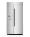 Réfrigérateur encastré KitchenAid de 25,1 pi3 et de 42 po à compartiments juxtaposés - acier inoxydable - KBSD742SPS