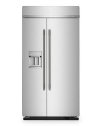  Réfrigérateur encastré KitchenAid de 25,1 pi3 et de 42 po à compartiments juxtaposés - acier inoxydable - KBSD742SPS