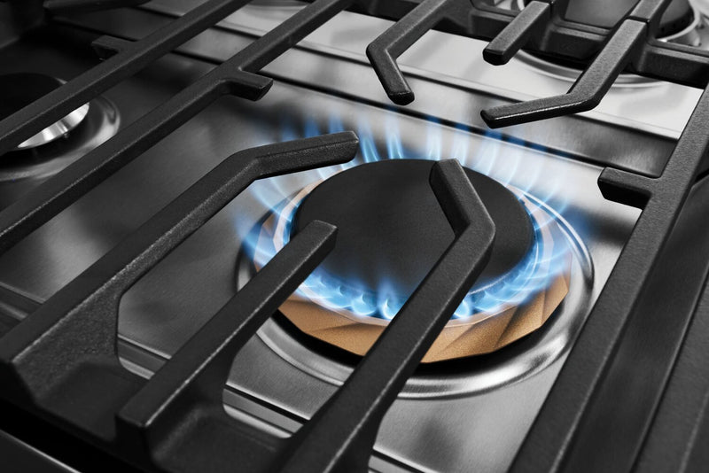 Cuisinière à gaz Frigidaire Gallery de 36 po et de 4,6 pi3 à six brûleurs avec friture à air - acier inoxydable - GCFG3661AF