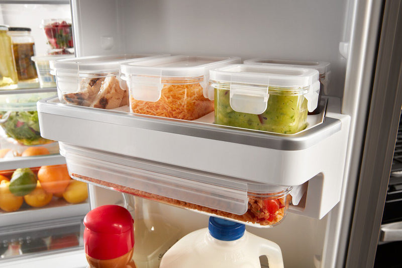 Réfrigérateur Whirlpool de 26 pi³ et de 36 po à portes françaises - fini en acier inoxydable noir - WRMF7736PV