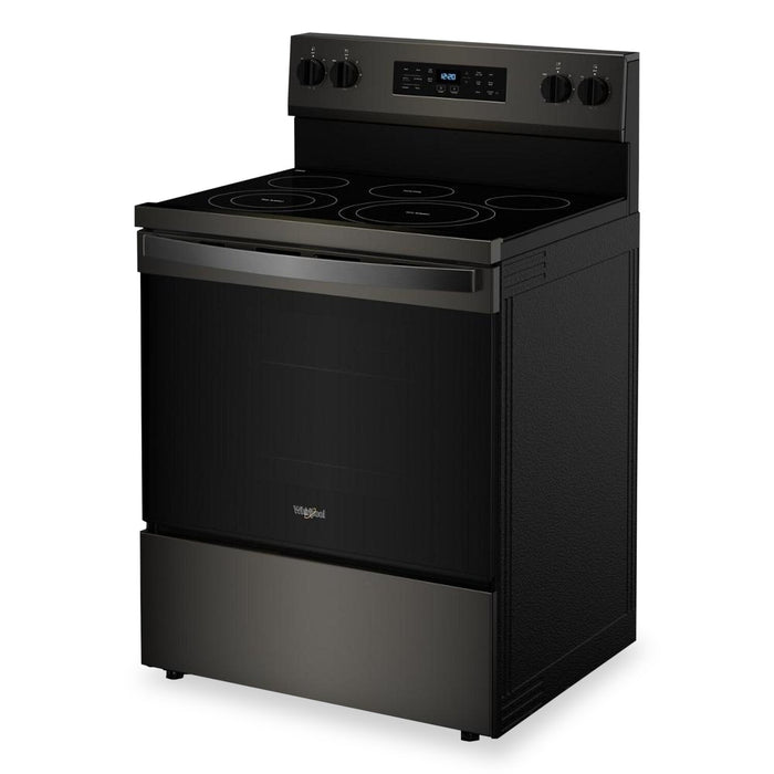 Cuisinière électrique Whirlpool de 5,3 pi3 avec friture à air sans préchauffage - acier inoxydable noir - YWFES5030RV 