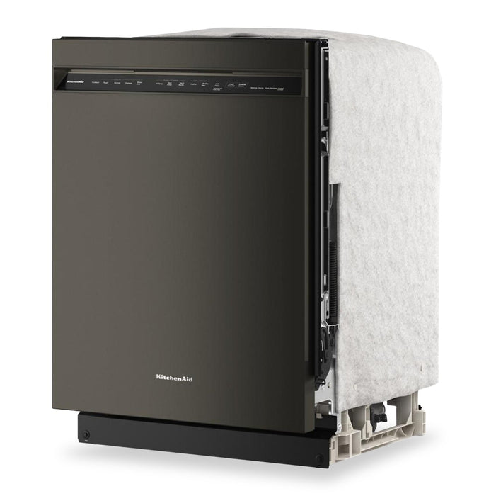 Lave-vaisselle KitchenAid de 24 po et de 44 dBA avec troisième panier 360° Max JetsMC - minerai noir - KDFS424SBE