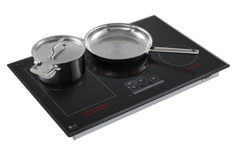 Surface de cuisson intelligente à induction LG Studio de 30 po avec UltraHeatMC - noire - CBIS3018BE 