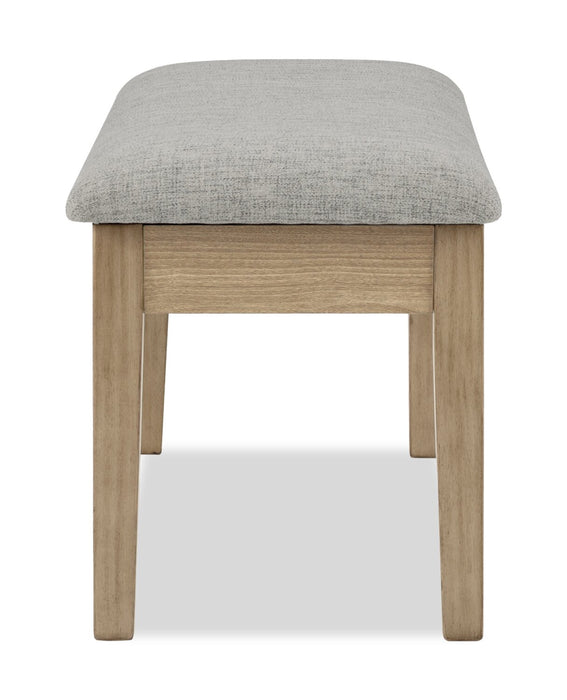 Banc de salle à manger Cove avec rangement - naturel