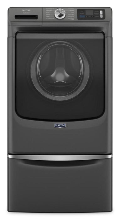 Laveuse intelligente à chargement frontal Pet Pro de 5,8 pi3 de Maytag - noir volcan - MFW7020RU