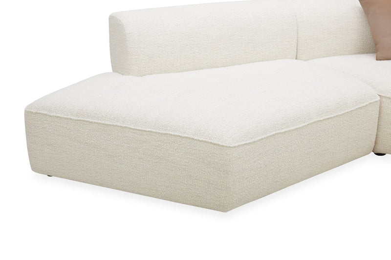 Sofa sectionnel de gauche Tribeca 4 pièces - perle