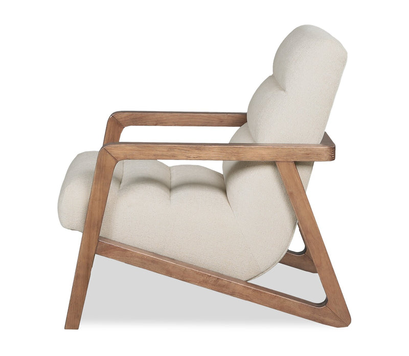 Fauteuil d’appoint Cove de 28 po en tissu de chenille - lin