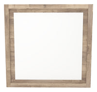  Miroir de commode de chambre à coucher Oakley, fabriqué au Canada - naturel