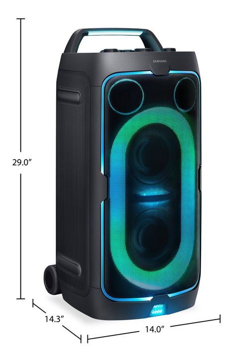 Tour de son portative MX-ST de SAMSUNG cotée IPX4 pour la résistance aux éclaboussures (MX-ST50F/ZC)