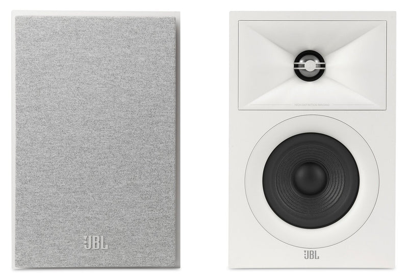 Paire de haut-parleurs d’étagère JBL Stage 240B de 4,5 po avec conception à 2 voies (JBL240BWHT)