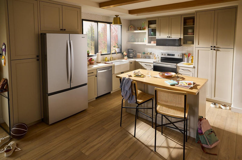 Réfrigérateur Whirlpool de 36 po et de 30,5 pi³ à portes françaises avec distributeur d’eau - acier inoxydable - WRFF3336SZ