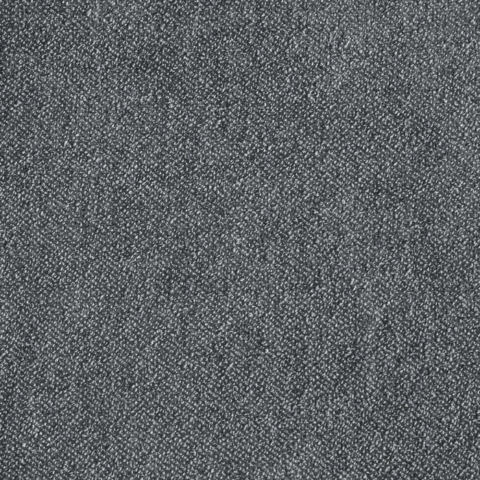 Tête de lit rembourrée Amos en tissu anthracite capitonné - format lit double