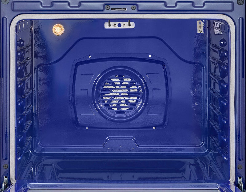 Cuisinière intelligente électrique LG de 6,3 pi³ avec friture à air - acier inoxydable noir - LREN6325ZE