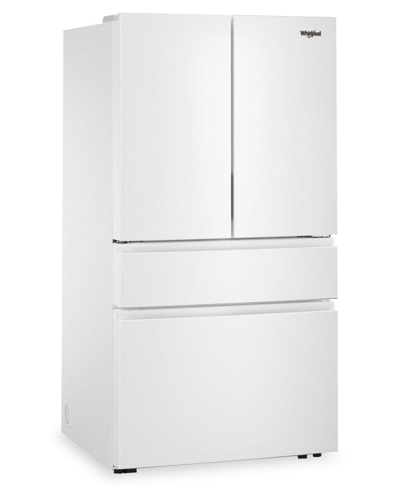 Réfrigérateur Whirlpool de 36 po et de 30 pi3 à portes françaises - blanc - WRMF3336SW