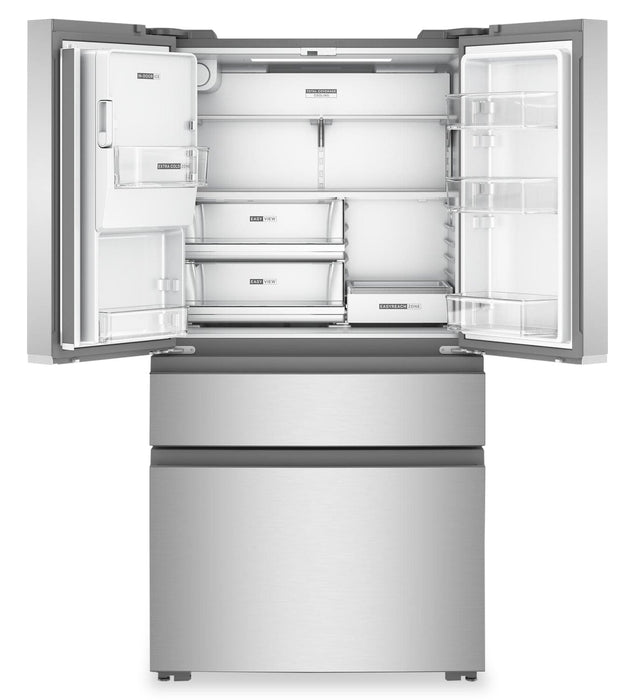 Réfrigérateur Whirlpool de 22 pi3 et de 36 po de profondeur comptoir véritable à portes françaises - acier inoxydable - WRMC5036RZ