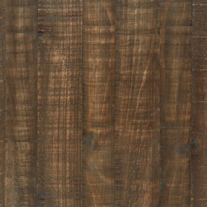 Table de bout rustique Elm de 22 po en pin - brune