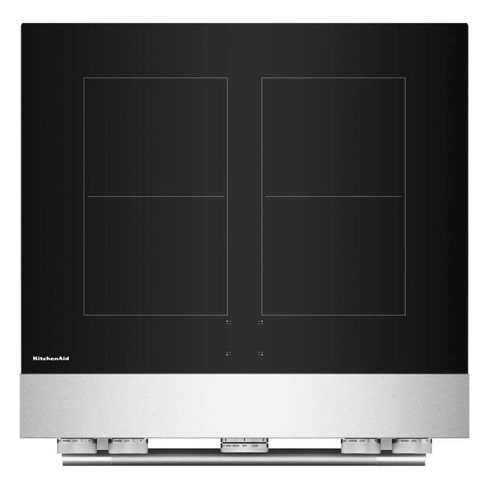 Cuisinière KitchenAid de 4,1 pi3 et de 30 po à convection avec friture à air sans préchauffage - acier inoxydable - KFIS930SSS