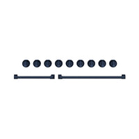 Ensemble de poignées et de boutons Thor Kitchen bleu métallisé pour cuisinière de 48 po - CKA-RG48-BLU