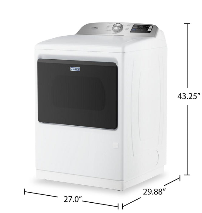 Sécheuse électrique Animal Pet Pro de Maytag de 7,4 pi3 - blanche - YMED7205RW
