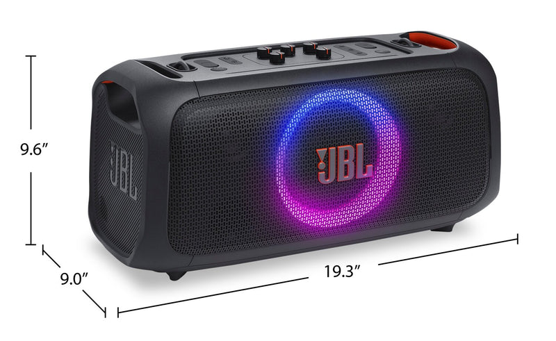 Haut-parleur de fête sans fil PartyBox On-The-Go Essential de JBL de 100 W avec son JBL Pro (JBLPBOTGESAM)