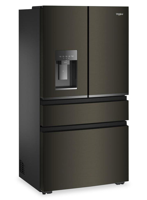 Réfrigérateur Whirlpool de 22 pi3 et de 36 po de profondeur comptoir véritable à portes françaises - acier inoxydable noir - WRMC7036RV