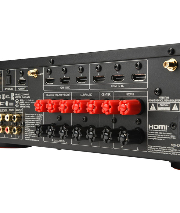 Récepteur AV à 7.2 canaux JBL MA710 8K – blanc (JBLMA710WHTAM)