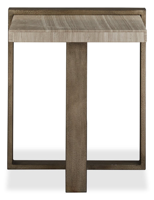 Table de bout Cyprus - beige et bronze