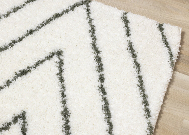 Carpette à poil long Pascal multicolore - 7 pi 10 po x 10 pi 6 po