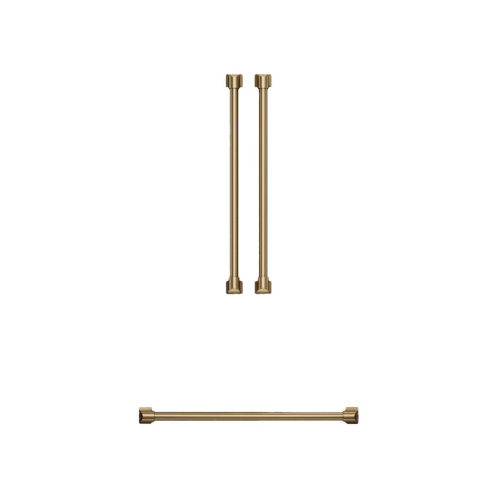 Ensemble de poignées et de boutons Thor Kitchen bronze brossé pour réfrigérateur de 30 po - CKA-RF3017-BRZ
