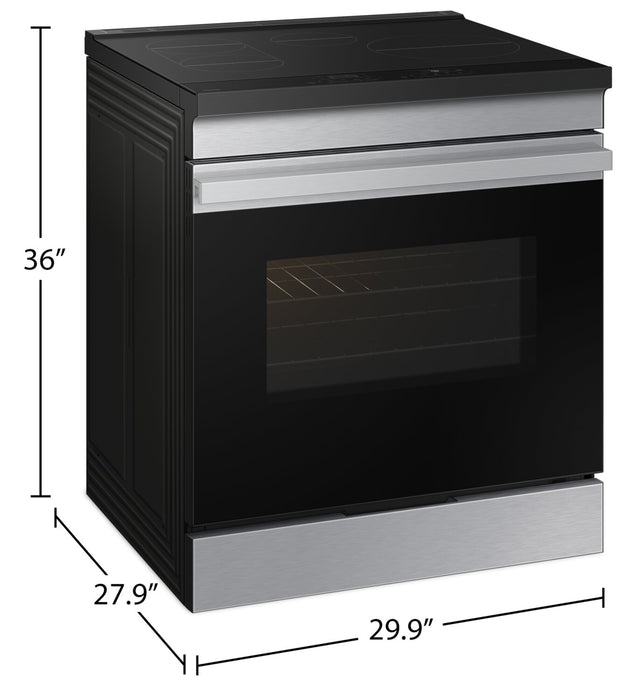 Cuisinière intelligente à induction encastrée Samsung de 6,3 pi³ - acier inoxydable - NSI6DG9100SRAC