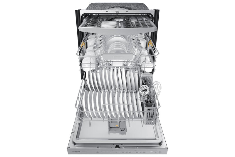 Lave-vaisselle intelligent encastré Samsung de 24 po et de 46 dBA avec StormWashMC - acier inoxydable - DW80CG5450SRAA