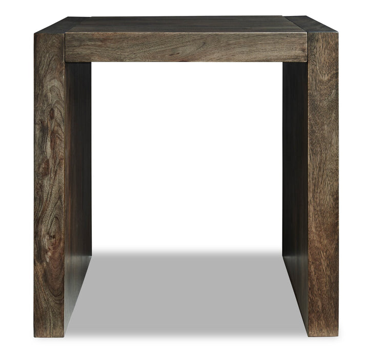 Table de bout moderne Madden de 24 po - brune