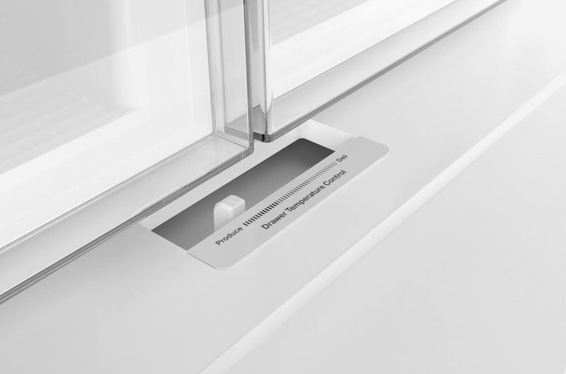 Réfrigérateur Whirlpool de 36 po et de 24,5 pi³ à portes françaises - acier inoxydable noir - WRMF3636RV