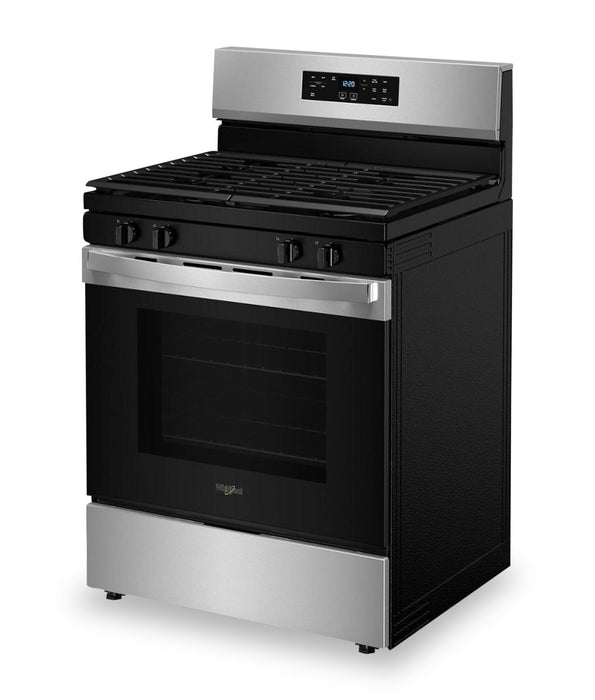 Cuisinière à gaz Whirlpool de 5,3 pi³ et de 30 po avec brûleur SpeedHeatMC - WFGS3530RS