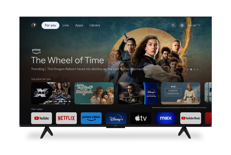 Téléviseur intelligent DEL TCL S551G UHD 4K de 50 po avec Google TVMC (50S551G-CA)