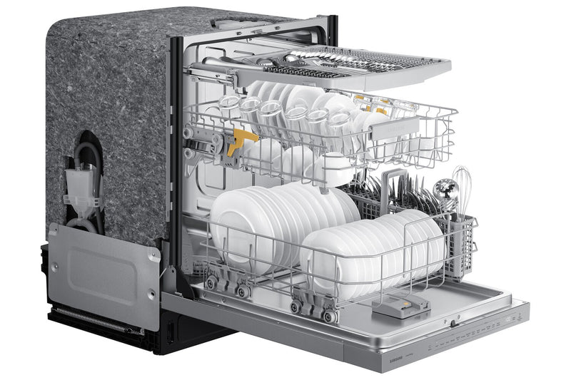 Lave-vaisselle intelligent encastré Samsung de 24 po et de 46 dBA avec StormWashMC - acier inoxydable - DW80CG5450SRAA