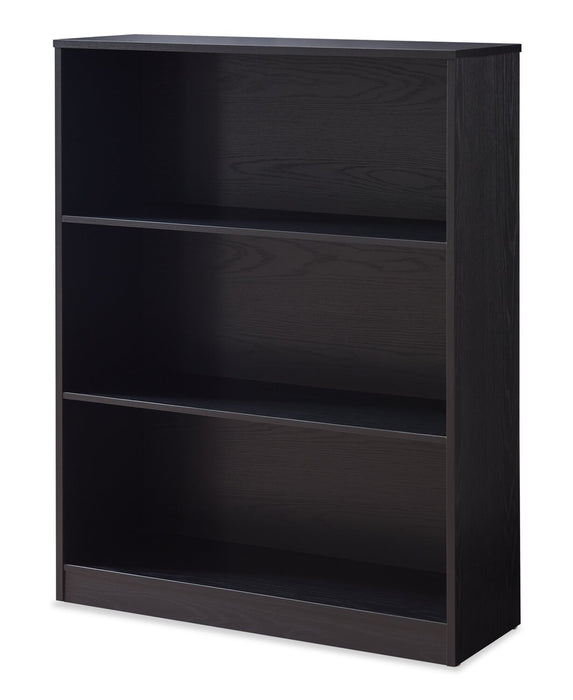 Bibliothèque William de 31,5 po à 2 tablettes - noire
