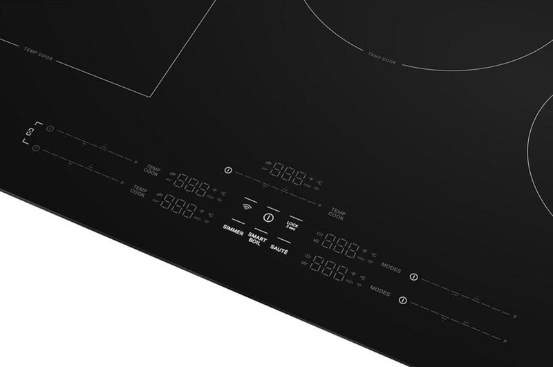 Surface de cuisson à induction KitchenAid de 30 po à 5 éléments - noire - KCIT730SBL