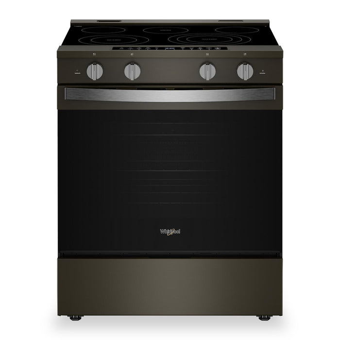 Cuisinière électrique Whirlpool de 5,3 pi3 avec friture à air et revêtement WipeCleanMC - acier inoxydable noir - YWSES7530RV