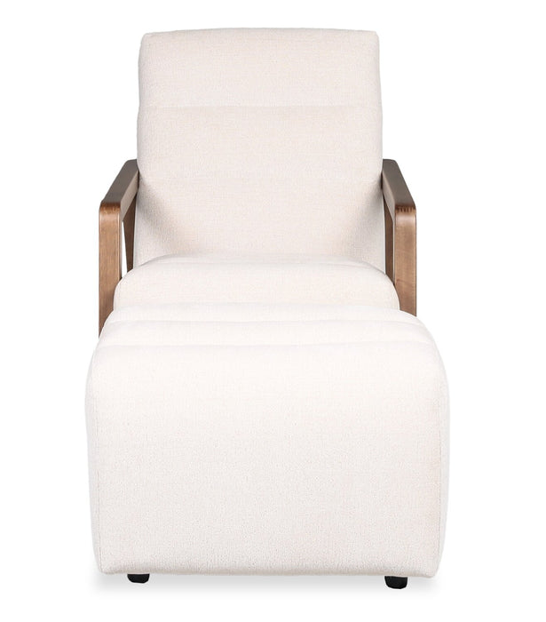 Fauteuil d’appoint Cove de 28 po en tissu de chenille - taupe 
