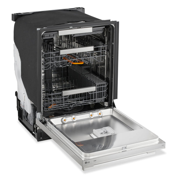 Lave-vaisselle encastré LG à 39 dBA de 24 po avec commandes sur le dessus et QuadWashMD Pro - acier inoxydable - LDNTH862S