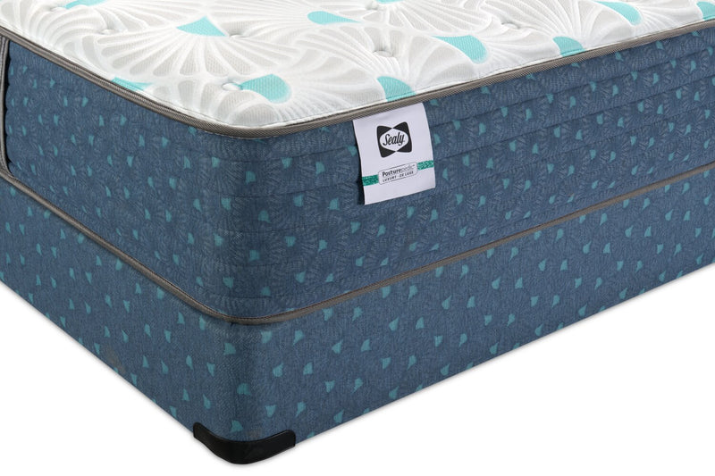 Ensemble Matelas à plateau régulier Cabo Resort Luxury Posturepedic Crown Jewel de Sealy pour lit double