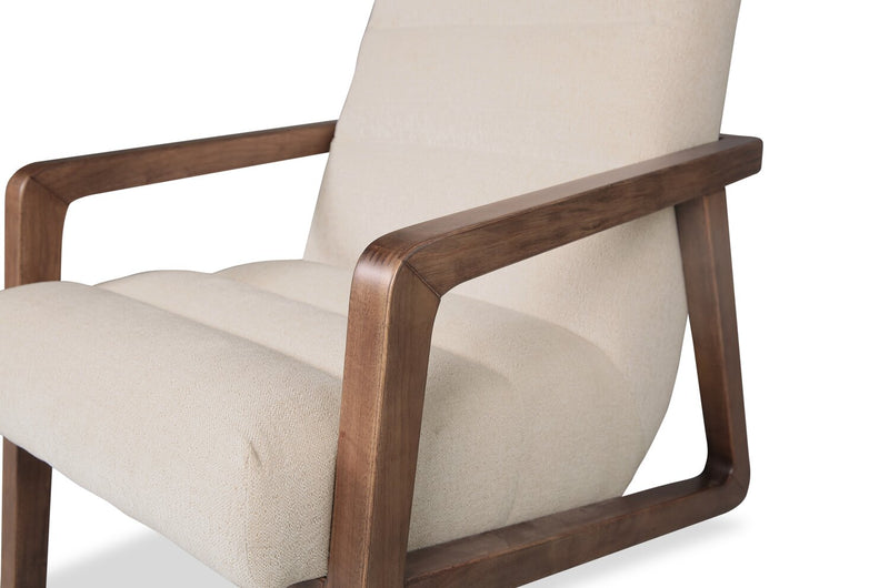 Fauteuil d’appoint Cove de 28 po en tissu de chenille - lin