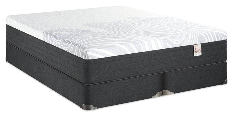 Ensemble matelas moelleux à plateau-coussin dans une boîte Spa 12 de Springwall pour très grand lit