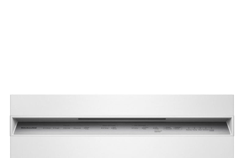 Lave-vaisselle KitchenAid de 24 po et de 47 dBA avec panier à ustensiles sur le troisième niveau - blanc - KDFS224SWH 