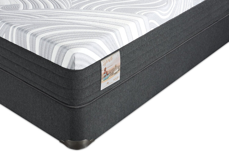 Ensemble matelas ferme à plateau-coussin dans une boîte Spa 10 de Springwall pour lit double