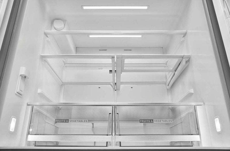 Réfrigérateur Whirlpool de 30 pi3 et de 36 po à portes françaises - acier inoxydable résistant aux traces de doigts - WRMF3336SZ