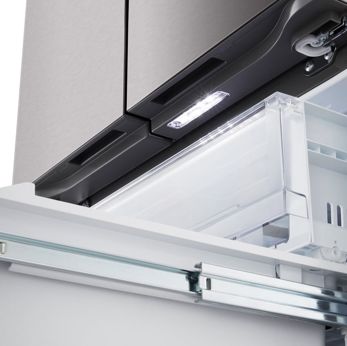 Réfrigérateur intelligent LG de 25 pi³ à portes françaises avec machine à glaçons - acier inoxydable noir - LF25S6200D